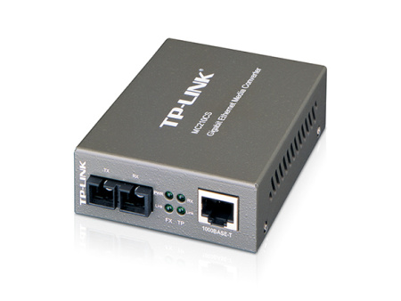 Медіаконвертер TP-LINK MC210CS 1GE, 1x1000BASE-LX, SM, 15km, SC - фото 1