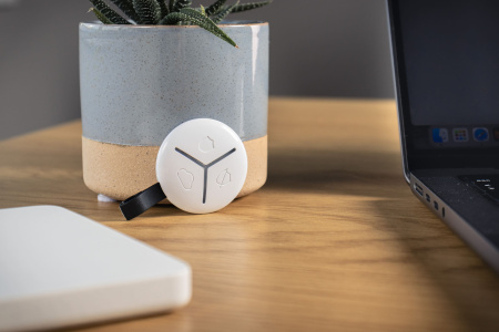 Брелок U-Prox Keyfob White, 3 кнопки, бездротовий, білий - фото 24
