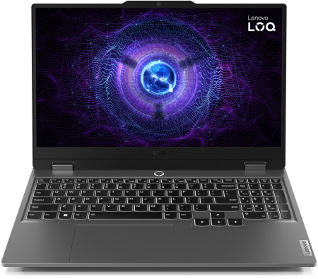 Lenovo Ноутбук LOQ-15IAX9 15.6" FHD IPS AG, Intel i5-12450HX, 16GB, F1TB, NVD4060-8, DOS, сірий - фото 1