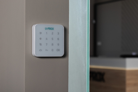 Бездротова сенсорна клавіатура U-Prox Keypad G1 White, 1 група, бездротовий, білий - фото 10