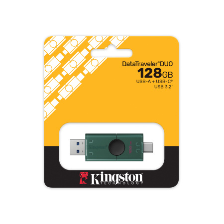 Накопичувач Kingston  128GB USB 3.2 Type-A + Type-C DT DuoG2 - фото 4