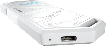 Портативний корпус ASUS для SSD ROG STRIX ARION ESD-S1C/WHT/G/AS PCIe NVMe M.2 2230/2242/2260/2280 USB Type-C 3.2 Gen 2x1 білий - фото 8