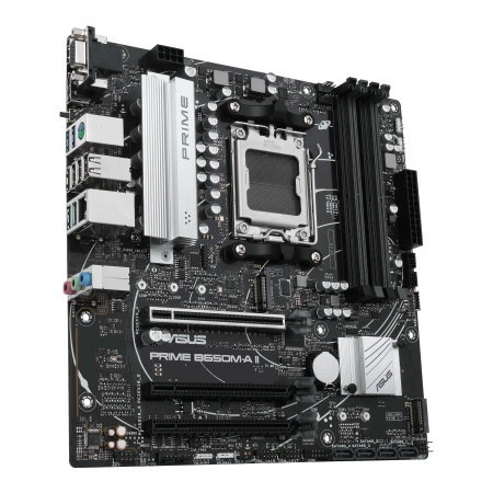 Материнcька плата ASUS PRIME B650M-A II-CSM sAM5 B650 4xDDR5 M.2 D-Sub HDMI DP mATX - фото 2