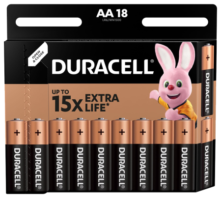 Лужні батарейки Duracell AA, 18 шт. - фото 5