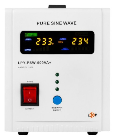 Джерело безперебійного живлення LogicPower LPY-PSW-500VA+ - фото 1