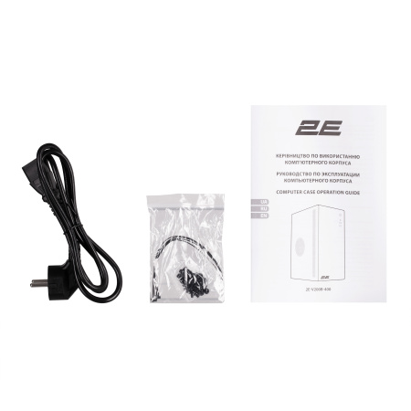 Корпус 2E Credo V200B-400 з БЖ 2E ATX400, 2xUSB3.0, 1x80мм, VGA 250мм, mATX, чорний - фото 10