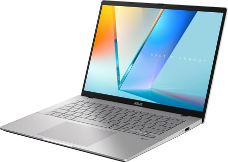 Ноутбук ASUS Vivobook S 14 M3407HA-SF079 14" WUXGA OLED, AMD R5-220, 16GB, F512GB, UMA, NoOS, Сріблястий - фото 6