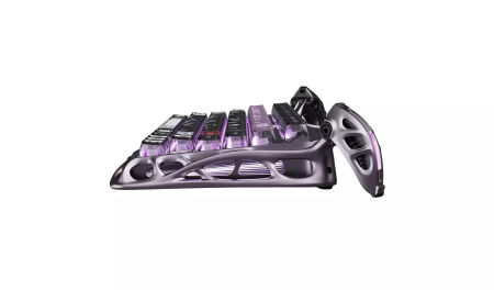 Клавіатура механічна GravaStar Mercury V75 Pro 80keys, Magnetic Jade Gaming, 8K, USB-A, RGB, Iron Purple - фото 17