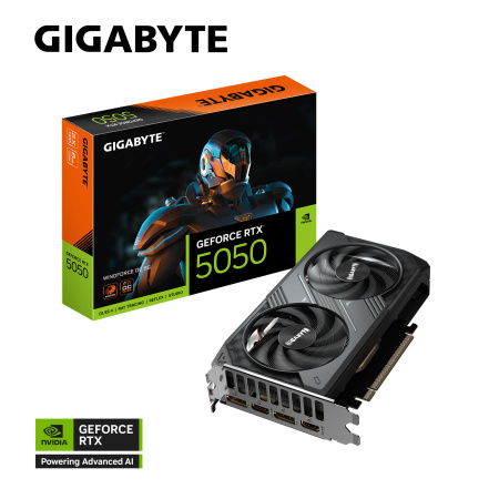 Відеокарта GIGABYTE GeForce RTX 5050 8GB GDDR6 WINDFORCE 2 OC - фото 11