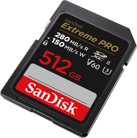 SanDisk Карта пам'яті SD 512GB C10 UHS-II U3 R280/W150MB/s Extreme Pro V60 - фото 5