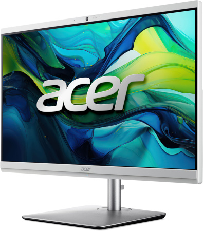 Acer Комп'ютер персональний моноблок Aspire C24-195ES 23.8" FHD Intel U7-155U, 32GB, F1TB, UMA, WiFi, кл+м, 3р, без ОС, сірий - фото 4