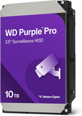 WD Жорсткий диск 10TB 3.5" 7200 512MB SATA Purple Pro Surveillance - фото 3
