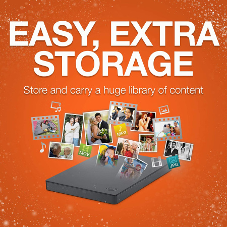 Seagate Портативний жорсткий диск 1TB USB 3.0 Basic - фото 5