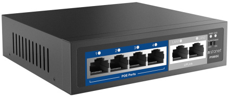 Комутатор Netis P106C v2 6xFE (4xPoE), 65Вт, Некерований - фото 2