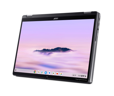 Acer Ноутбук Chromebook Plus Spin 514 CP514-4HN 14" WUXGA IPS Touch, Intel 5-120U, 8GB, F256GB, UMA, ChromeOS, сірий - фото 6
