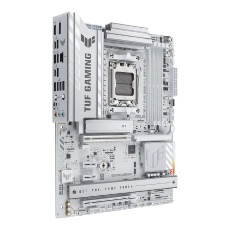 Материнcька плата ASUS TUF GAMING B850-PRO WIFI7 W NEO sAM5 B850 2xDDR5 M.2 HDMI DP Wi-Fi BT ATX білий - фото 2