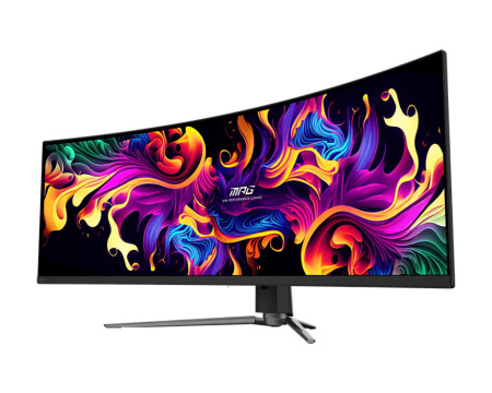 Монітор MSI 49" MPG 491CQP 2xHDMI, DP, USB-C, 2xUSB, QD-OLED, 5120x1440, 32:9, 144Hz, 0.03ms, sRGB 146%, CURVED, AdaptiveSync, HAS, HDR400 - фото 3