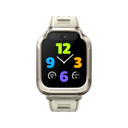 Дитячий годинник-телефон Mibro S1, 1.68", 360x390, GPS, 8MP+5MP, 900мА·год, 2АТM, пісочно-золотий - фото 7