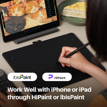 Графічний планшет Huion 10.5"x6.25" Inspiroy Frego M, BT, USB-C, чорний - фото 11