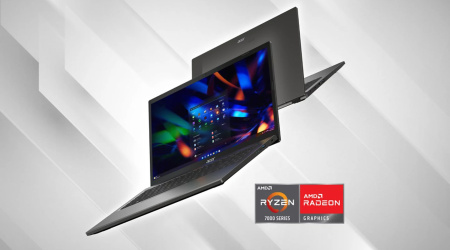 Acer Ноутбук Extensa EX215-23 15.6" FHD IPS, AMD R5-7520U, 16GB, F512GB, UMA, Lin, сірий - фото 3