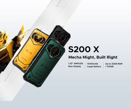 Смартфон Doogee S200X 5G 6.72" 12/512ГБ, 2SIM, 10100мА•год, чорний (з тепловізором) - фото 2