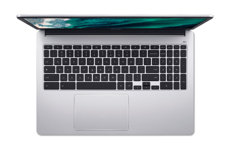 Ноутбук Acer Chromebook CB315-4HT 15" FHD IPS Touch, Intel C N4500, 8GB, F128GB, UMA, ChromeOS, сріблястий - фото 18