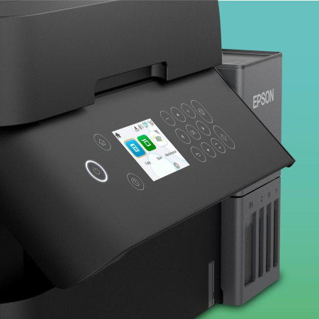 БФП ink color A4 Epson EcoTank L6370 35_23 ppm DADF Duplex USB Ethernet Wi-Fi 4 inks Black Pigment - фото 7