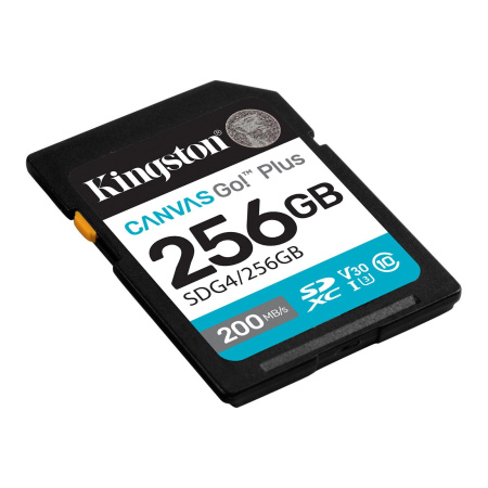 Kingston Карта пам'яті Kingston SD 256GB C10 UHS-I U3 V30 R200/W160MB/s - фото 2