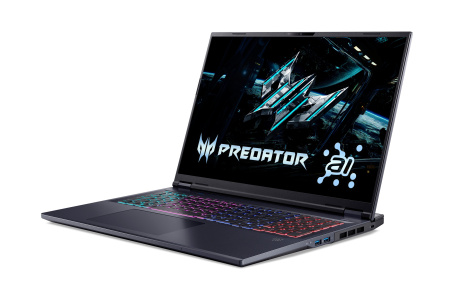 Ноутбук Acer Predator Helios Neo 18 PHN18-72 18" WQXGA IPS, Intel U9-275HX, 32GB, F1TB, NVD5070Ti-12, Lin, чорний - фото 4