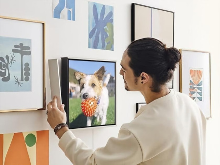 Samsung Акустична система Music Frame HW-LS60D 120Вт, 2.0, BT, Wi-Fi, Dolby Atmos, чорний - фото 4