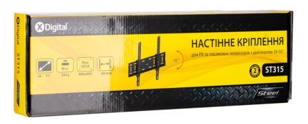 Кронштейн настінний X-Digital STEEL ST315 Black - фото 3
