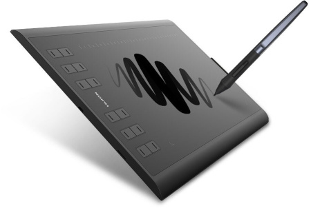 Графічний планшет Huion 10"x6.2" H1060P, MicroUSB, чорний - фото 6