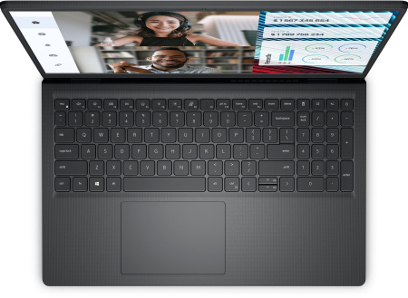 Dell Ноутбук Vostro 3520 15.6" FHD AG, Intel i5-1235U, 16GB, F512GB, UMA, Win11P, чорний - фото 4