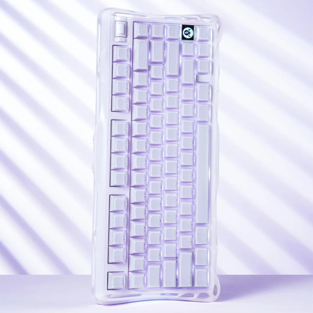 Клавіатура механічна GravaStar Mercury K1 80keys, GravaStar x Kailh Cheery Pink, EN, BT/WL/USB, Lavender Purple - фото 7 Клавіатура механічна GravaStar Mercury K1 80keys, GravaStar x Kailh Cheery Pink, EN, BT/WL/USB, Lavender Purple - фото 7