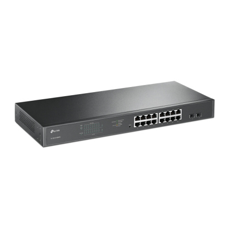 Комутатор TP-LINK TL-SG1218MPE 16xGE (16xPoE), 2xSFP, 192Вт, WebSmart - фото 2