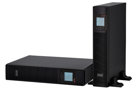 2E Джерело безперебійного живлення PS1000RT, 1000VA/800W, RT2U, LCD, USB, 2xSchuko+1xC13 - фото 1