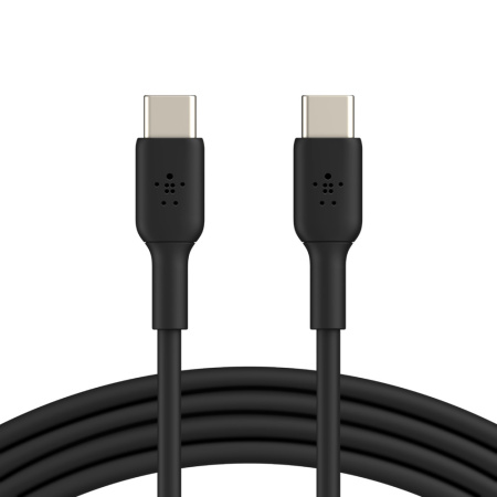 Кабель Belkin USB-C > USB-C заряджання/синхронізації 60Вт PD, 2м, PVC, чорний - фото 1