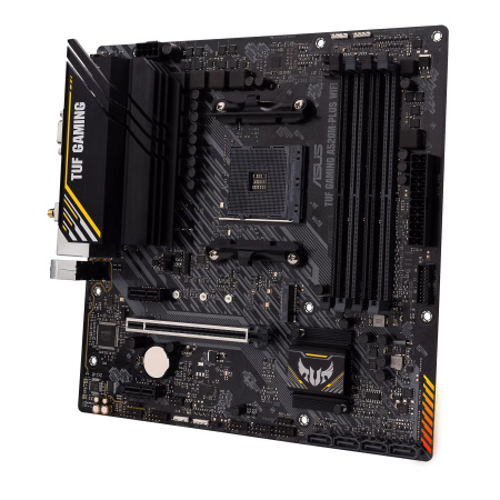 Материнcька плата ASUS TUF GAMING A520M-PLUS WIFI sAM4 A520 4xDDR4 HDMI DVI D-Sub Wi-Fi BT mATX - фото 3 Материнcька плата ASUS TUF GAMING A520M-PLUS WIFI sAM4 A520 4xDDR4 HDMI DVI D-Sub Wi-Fi BT mATX - фото 3