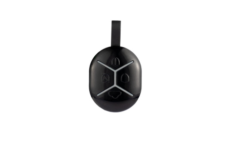 Брелок U-Prox Keyfob B4 Black, 4 кнопки, бездротовий, чорний - фото 1