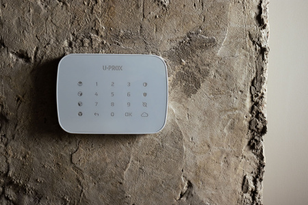 Бездротова сенсорна клавіатура U-Prox Keypad G4 White, 4 групи, бездротовий, білий - фото 4