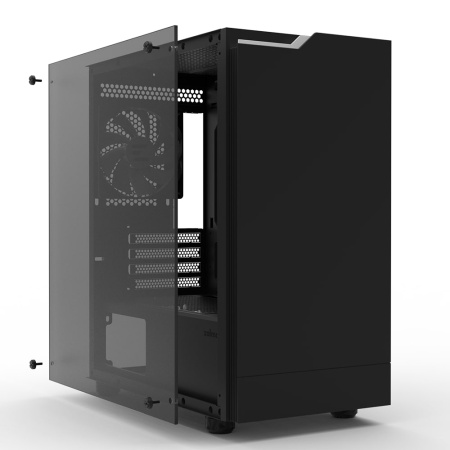 Zalman Корпус T4 Plus без БЖ, 2xUSB3.0, 1xUSB2.0, 1x120мм ARGB, VGA 3200мм, mATX, чорний - фото 12