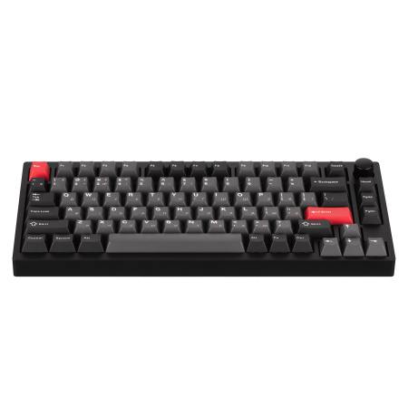 Клавіатура механічна Lemokey  P1 Pro 84Key, Keychron Super Banana, WL/BT/USB-A, QMK/VIA, Hot-Swap, EN/UKR, RGB,  Knob, Carbon Black - фото 6