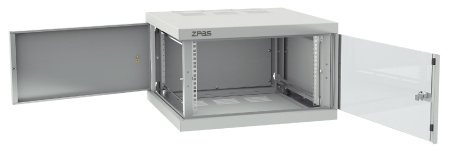 Шафа  ZPAS 19", 10U, Z-BOX, з змінними бічними стінками, 600х600 мм, максимально 100кг, сіра - фото 2