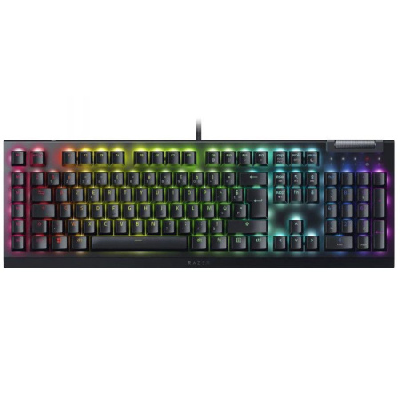 Клавіатура механічна Razer BlackWidow V4 X 110key, Green Switch, USB-A, EN/RU, RGB, чорний - фото 1