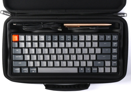 Keychron Чохол для клавіатури K2 for Plastic Version, чорний - фото 5 Keychron Чохол для клавіатури K2 for Plastic Version, чорний - фото 5
