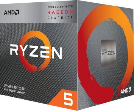 Центральний процесор AMD Ryzen 5 3400G 4C/8T 3.7/4.2GHz Boost 4Mb Radeon RX Vega 11 GPU Picasso AM4 65W Box - фото 1
