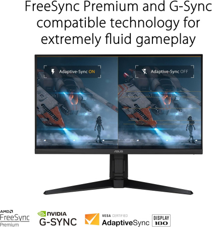 ASUS Монітор 27" TUF Gaming VG279QL3A 2xHDMI, DP, MM, IPS, 180Hz, 1ms, sRGB 125%, AdaptiveSync, Pivot, HDR400 - фото 5