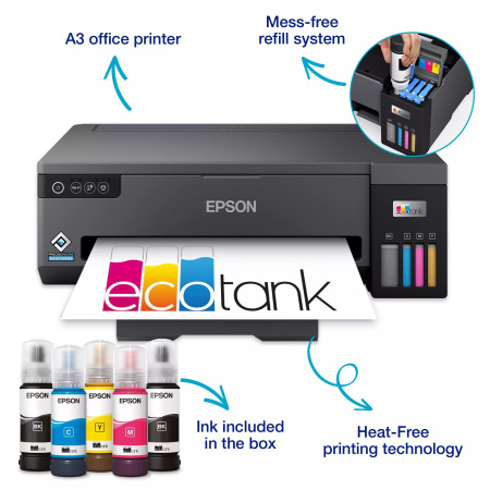 Принтер ink color A3 Epson EcoTank L11050 20_30 ppm USB Wi-Fi 4 inks - фото 3