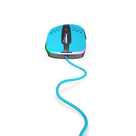 Миша Xtrfy M4, USB-A, RGB, Miami Blue - фото 12