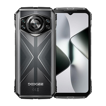 Смартфон Doogee S118 6.58" 12/512ГБ, 2SIM, 10800мА•год, сріблястий